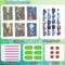 Diamond Art Kits Crafts DIY 5D Diamond Art Packs Kits Full for Adults Beginner,Home Wall Decoration Gift 11.8x15.7inch (6 Pack Wild Animal)